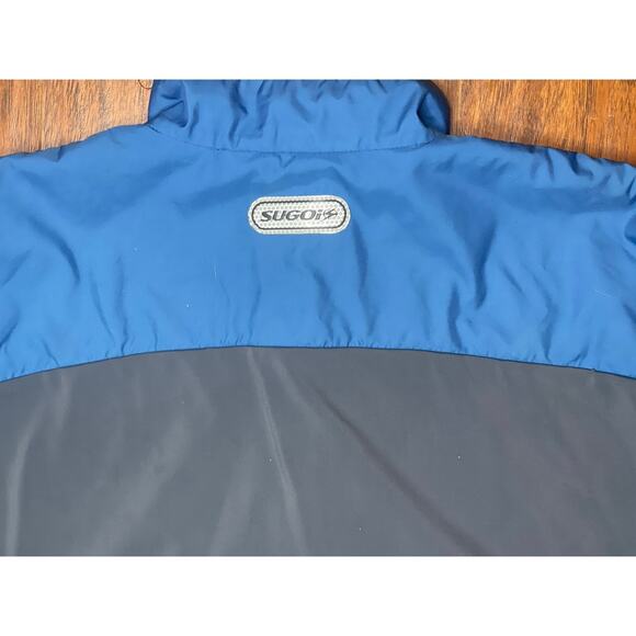 Sugoi Windbreaker Size Large Blue and Grey - Picture 8 of 8